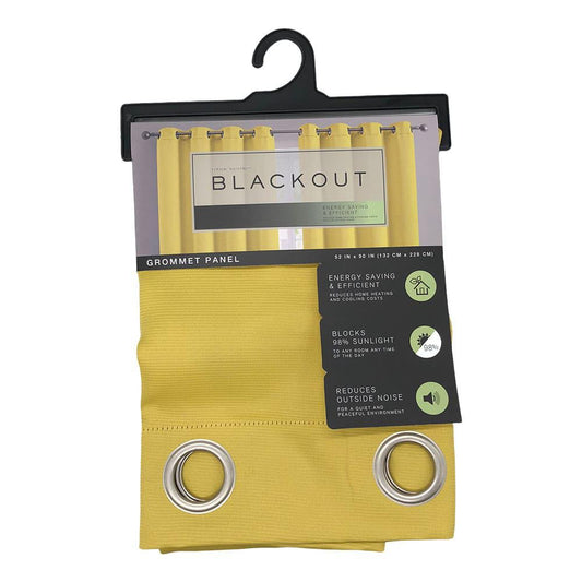 Cortina Victoria Classics Apollo Blackout de 55" x 90" - Amarillo