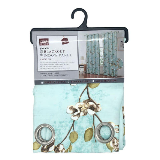 Cortina Johanna Home Elegance Blackout Estampado Con Aros 54" x 90" - Beige Oscuro