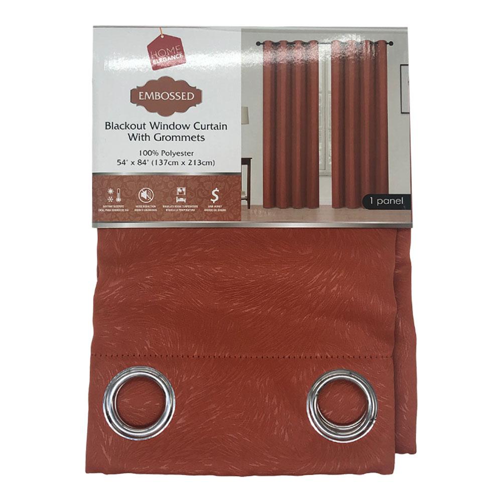 Cortina Lily Home Elegance Blackout 54" x 84" - Naranja