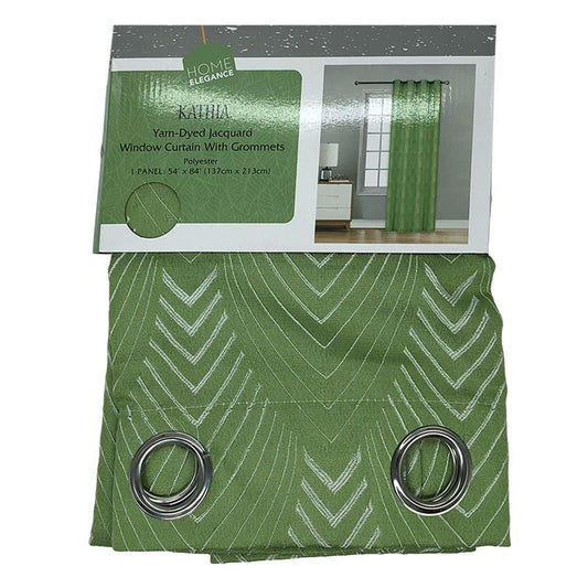 Cortina Kathia Home Elegance Con Aros 54" x 84" - Lima Claro