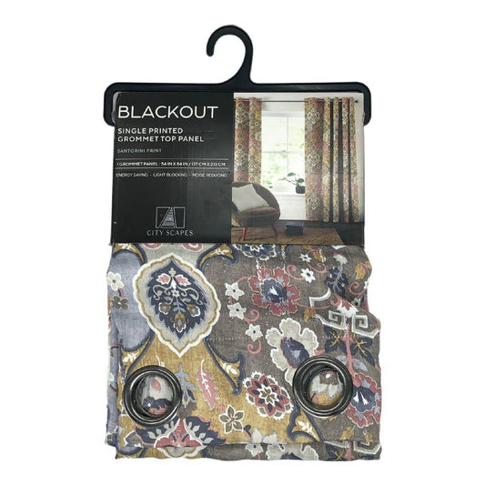 Cortina Santorini Regal Home Blackout Con Aros 54" x 84" - Multicolor