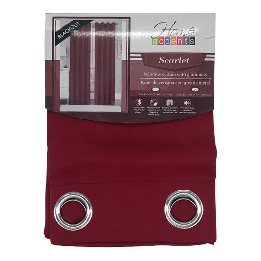 Cortina Home Accents Scarlet 54" X 90" Blackout Reg.Sld