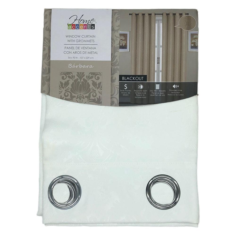 Cortina Bárbara Home Accents Blackout Con Aros 54" x 90"