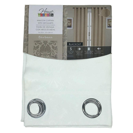 Cortina Bárbara Home Accents Blackout Con Aros 54" x 90"