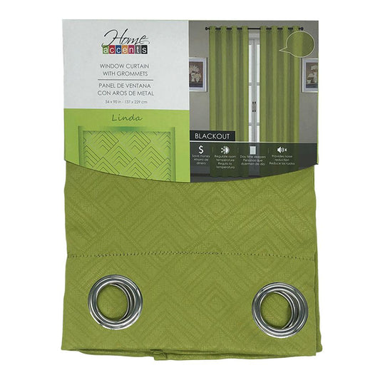 Cortina Home Accents Linda Blackout Con Aros 54" x 90"
