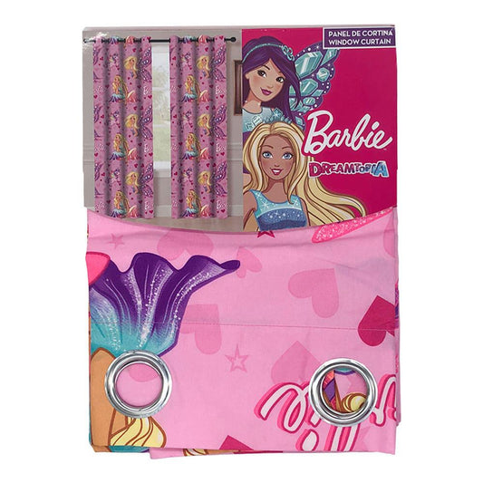 Cortina Barbie Mattel Con Aros 55" x 84"