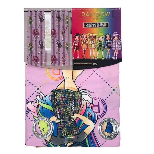 Cortina Rainbow High Mga Con Aros 55" x 84"