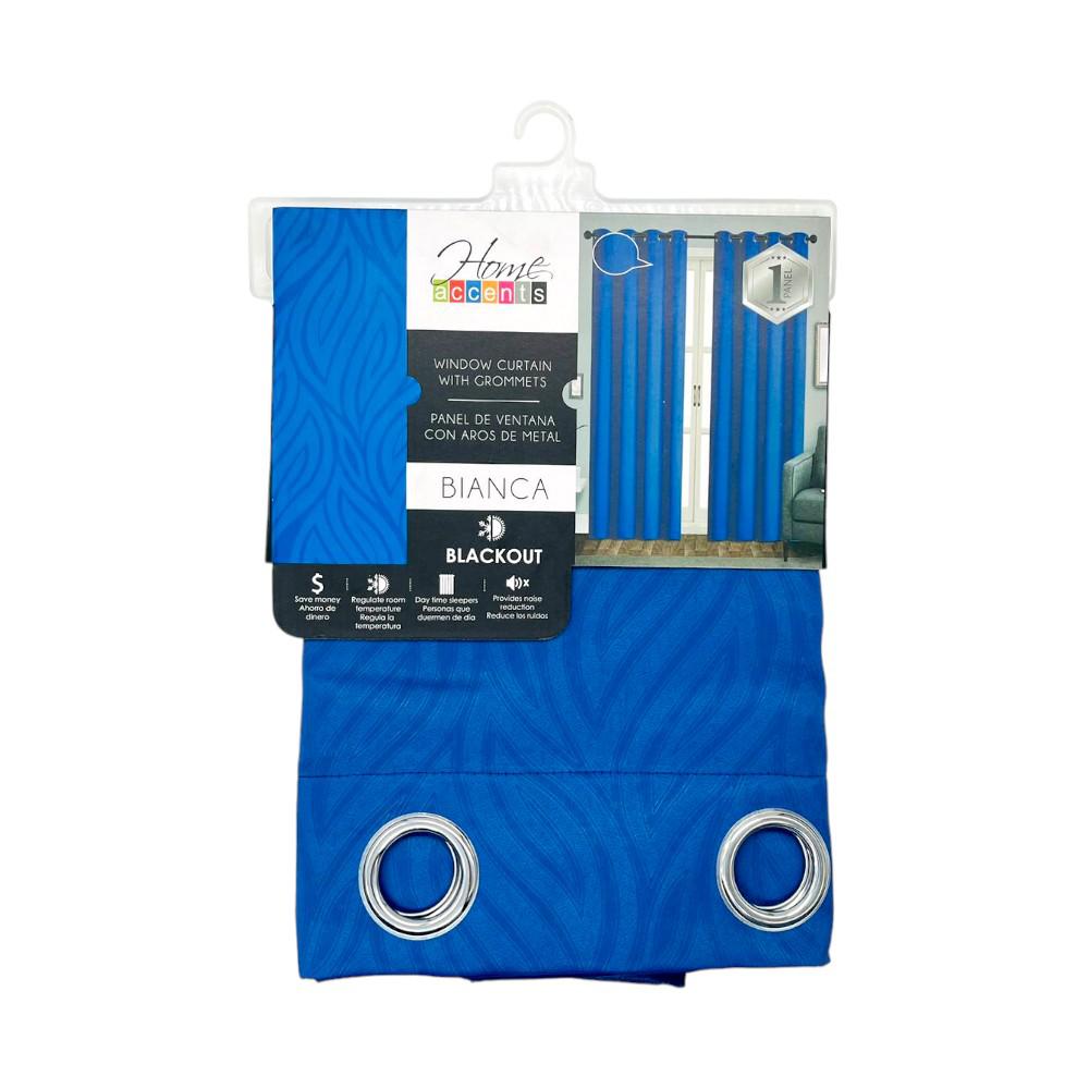 Cortina Bianca Blackout Home Accents 55 X 84" - Azul