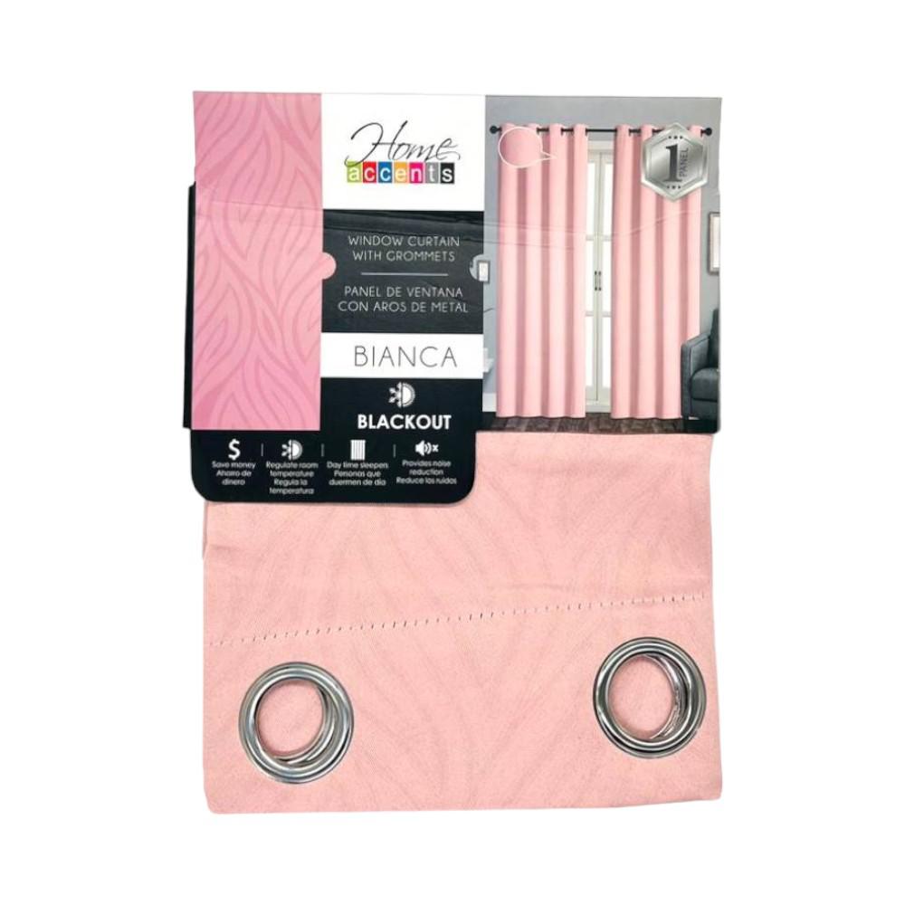 Cortina Bianca Blackout Home Accents 55 X 84" - Rosa Claro