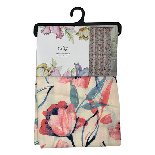 Cortina Para Baño Victoria Classics Tulip de Tela