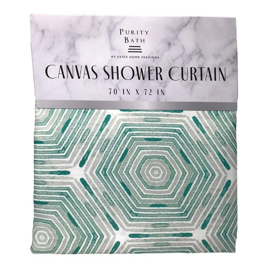 Cortina Para Baño Home Elegance Riley de Tela