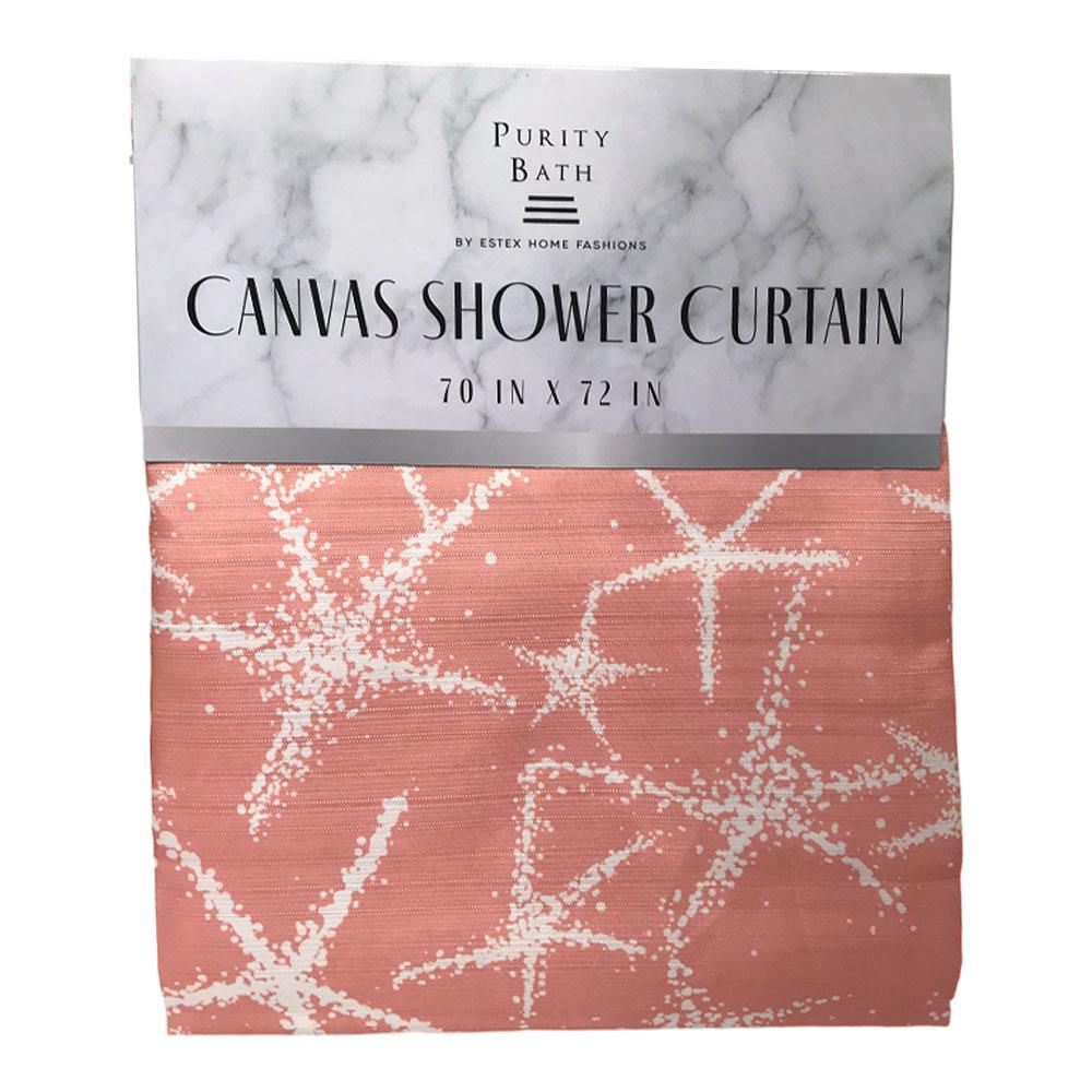 Cortina Para Baño Home Elegance Ashley de Tela