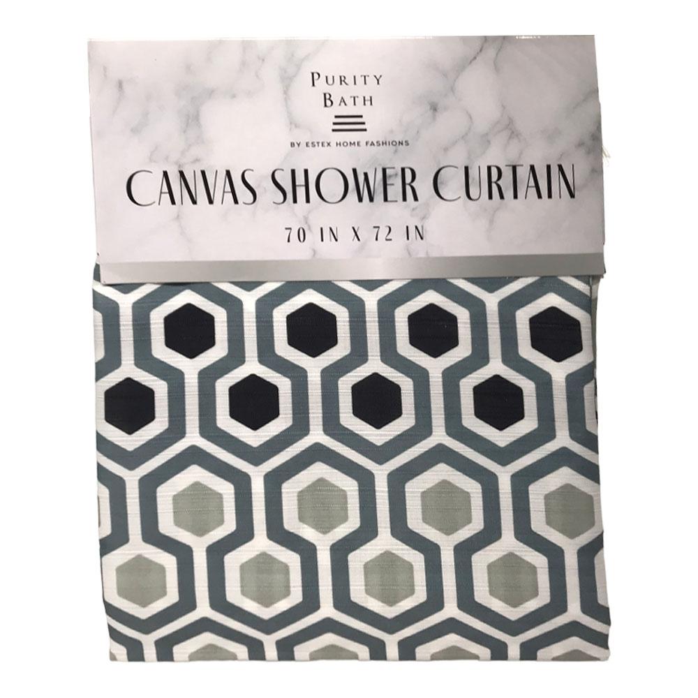 Cortina Para Baño Home Elegance Lucia de Tela