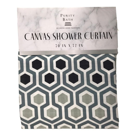 Cortina Para Baño Home Elegance Lucia de Tela