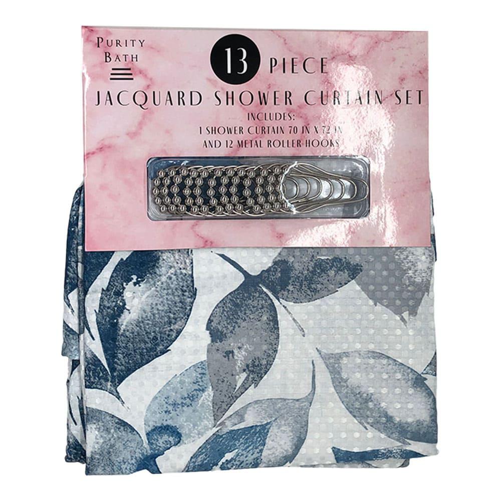 Cortina Para Baño Home Elegance Kadence 13 Piezas