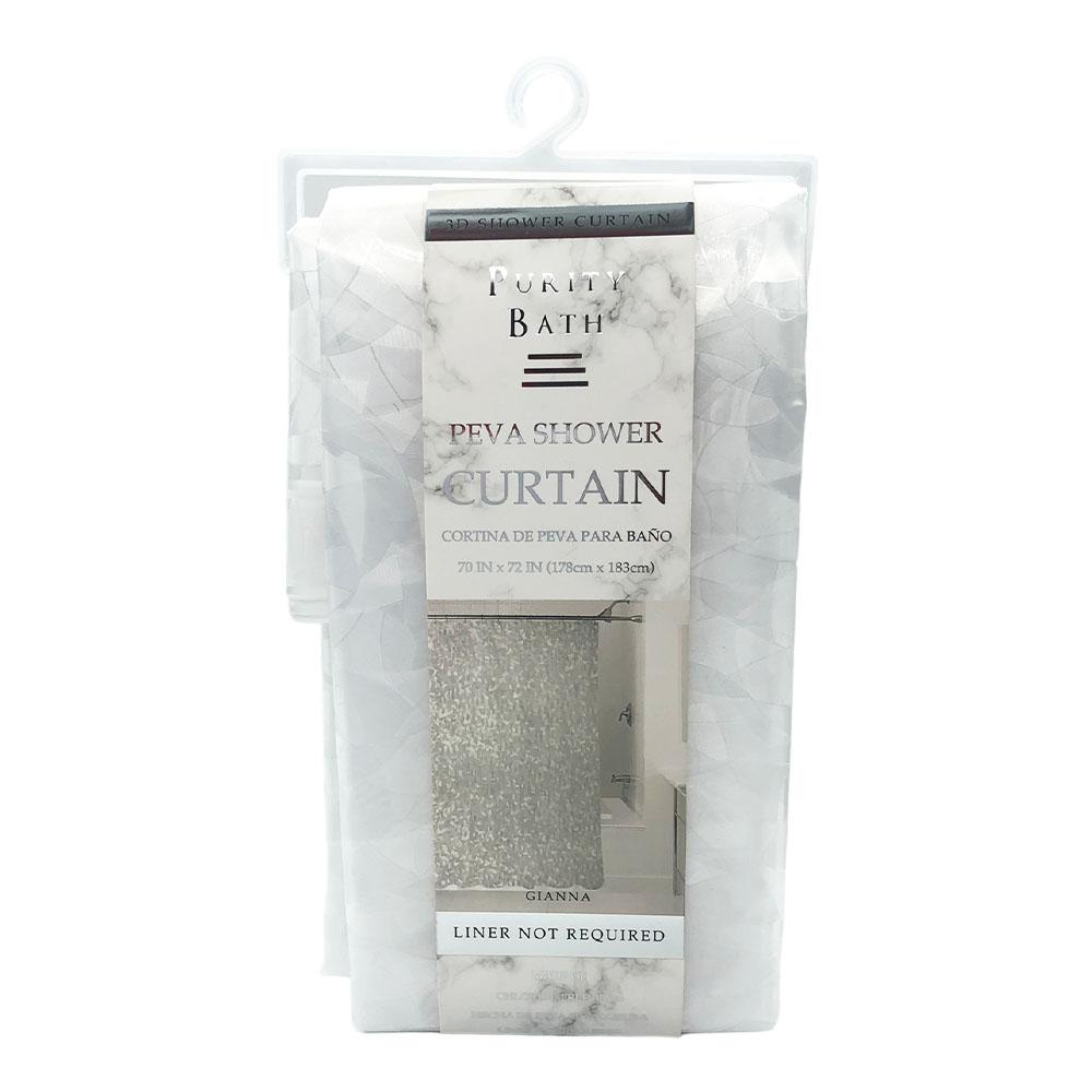 Cortina Para Baño Home Elegance Gianna de Peva - Único