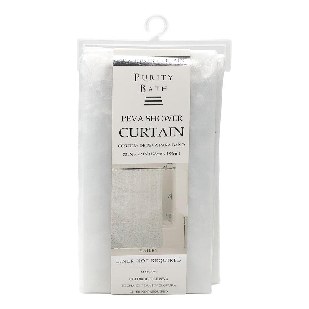 Cortina Para Baño Home Elegance Hailey de Peva - Único