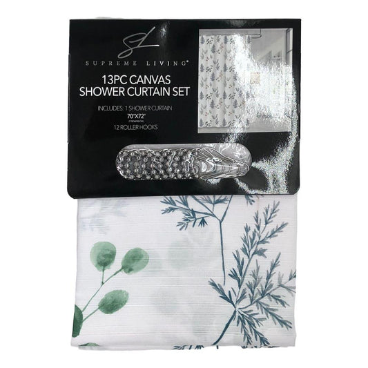 Cortina Para Baño Supreme Living Wakefiled 13 Piezas