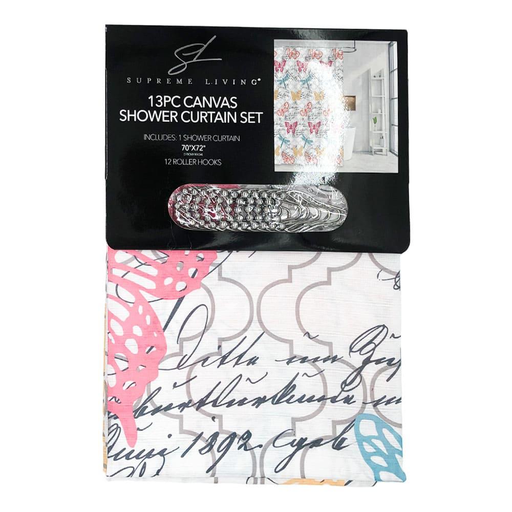 Cortina Para Baño Supreme Living Mercer 13 Piezas