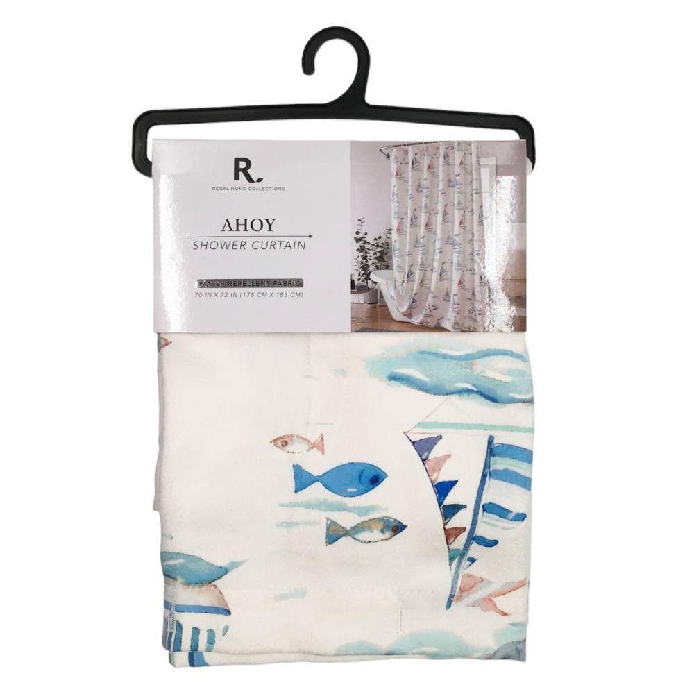 Cortina de Baño Regal Home de Tela 70" x 72"