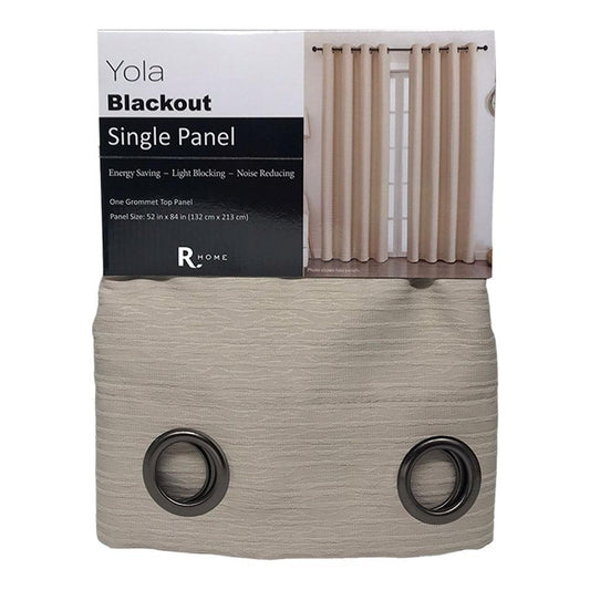 Cortina Yola Regal Home Blackout 52" x 84" - Beige