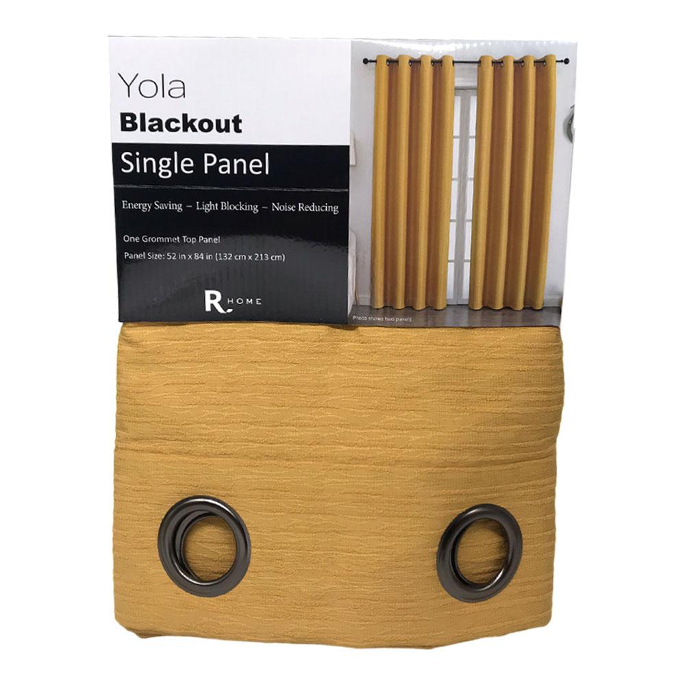 Cortina Yola Regal Home Blackout 52" x 84" - Mostaza