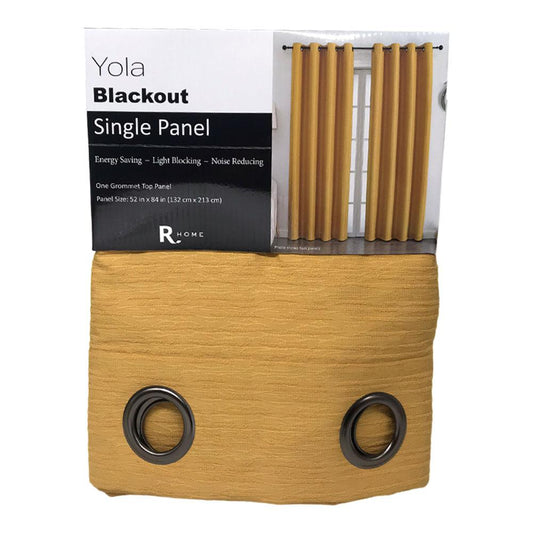 Cortina Yola Regal Home Blackout 52" x 84" - Mostaza