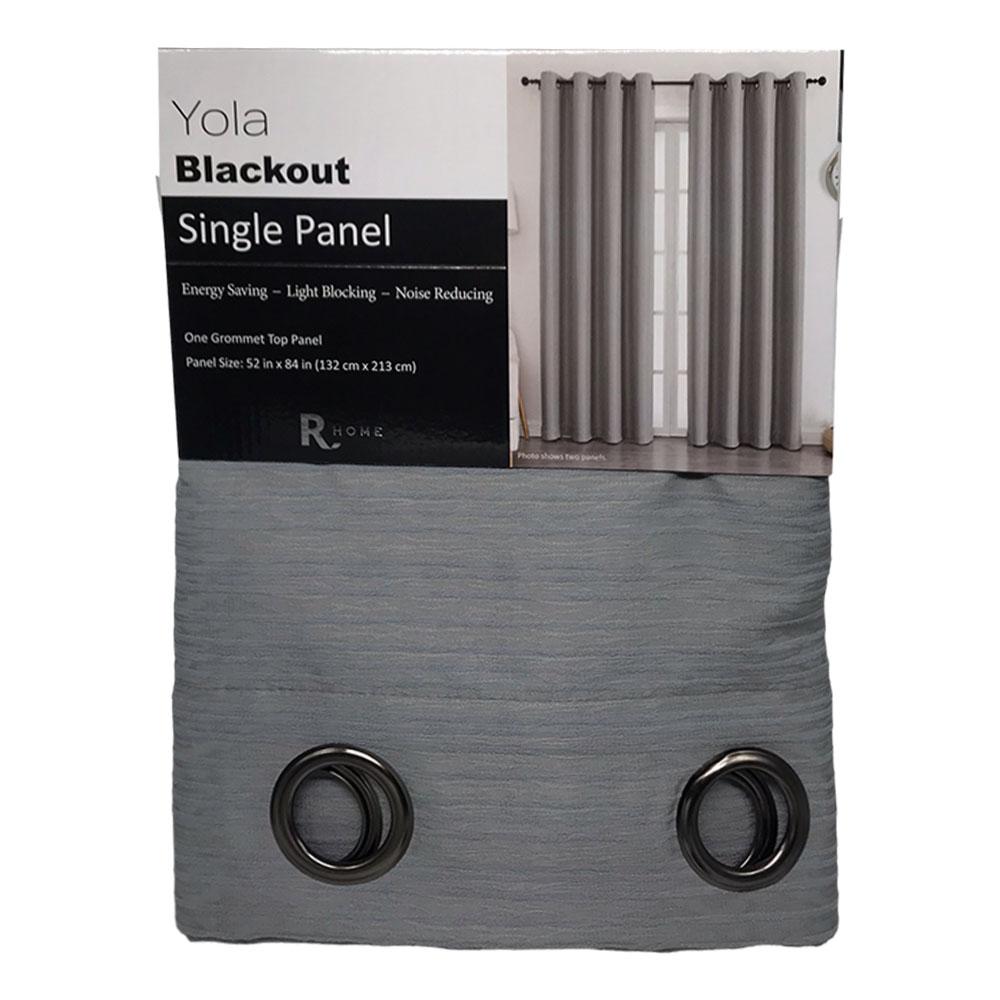 Cortina Yola Regal Home Blackout 52" x 84" - Gris Claro