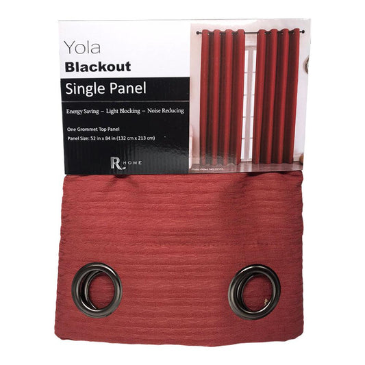 Cortina Yola Regal Home Blackout 52" x 84" - Naranja