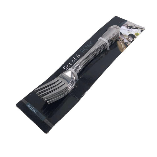 Tenedor Kitchen Helper de Acero Inoxidable 6 Piezas