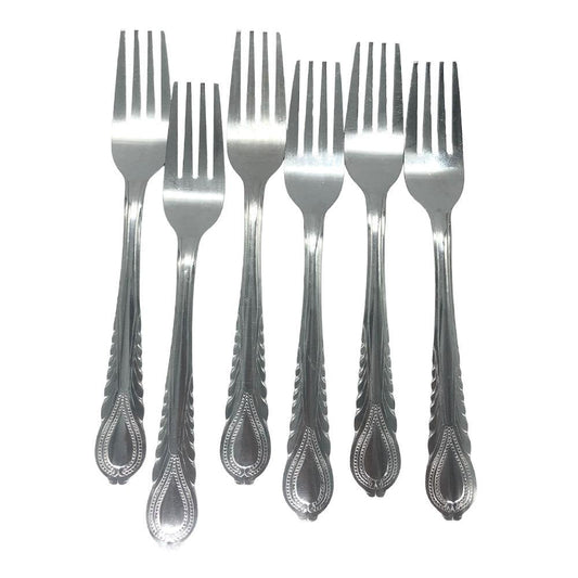 Set de Tenedores Family Maid de Acero Inoxidable 6 Piezas