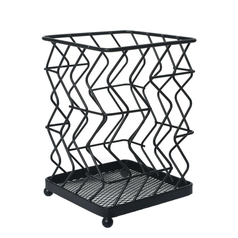 Porta Utensilios Concepts Negro de Metal