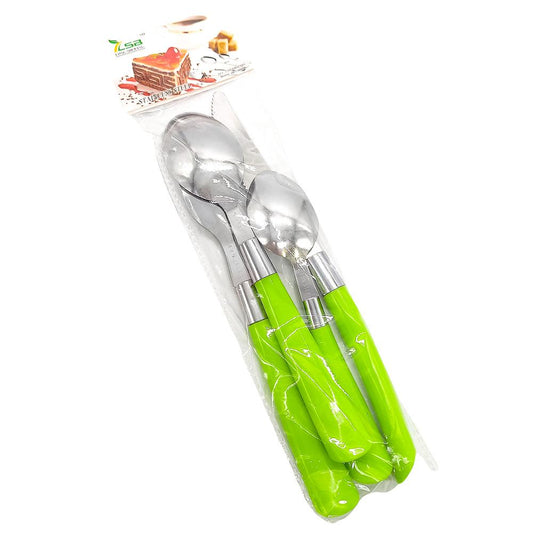 Set de Cubiertos Home Elegance Con Mango Plástico 4 Piezas - Surtido