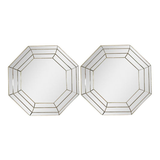Espejo Decorativo Elico 15" x 15" de 2 Piezas