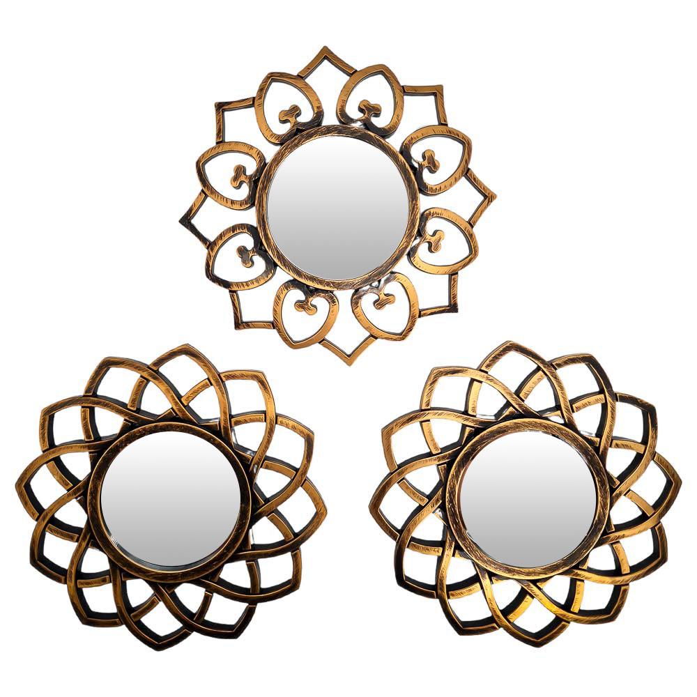 Espejos Decorativos Elico 3 Piezas - Surtido