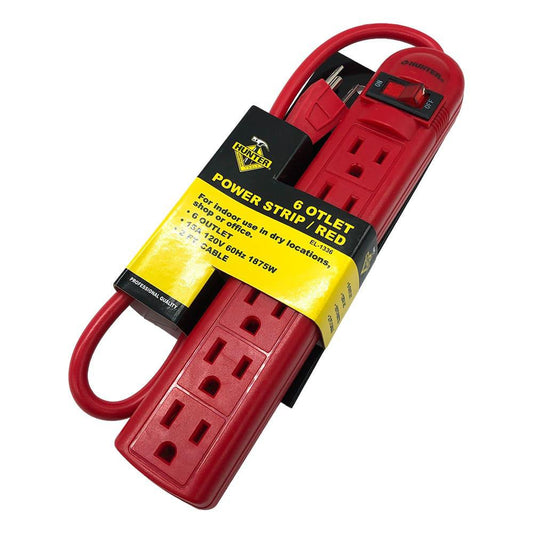 Regleta Hunter de 6 Salidas