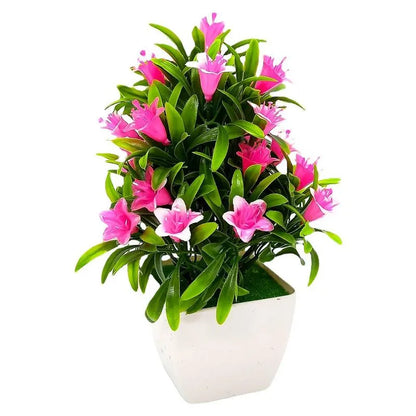 Planta Artificial Con Flores En Pote Home Elegance 8'' - Surtido