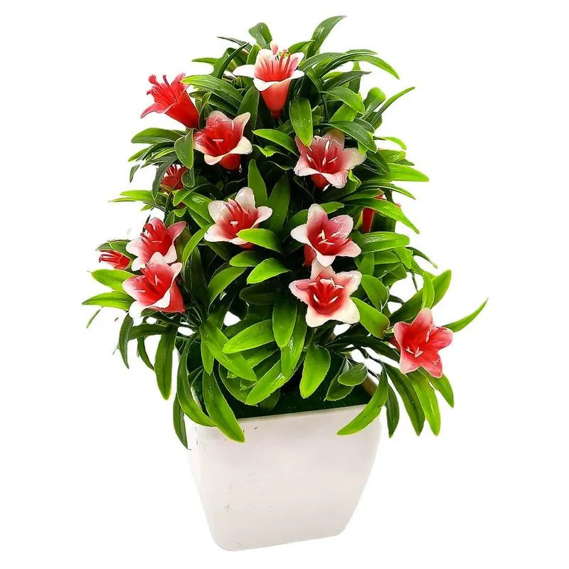 Planta Artificial Con Flores En Pote Home Elegance 8'' - Surtido