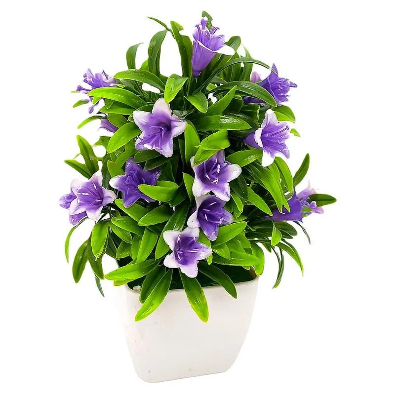 Planta Artificial Con Flores En Pote Home Elegance 8'' - Surtido