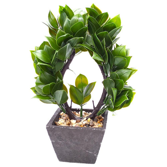 Planta de Árbol Decorativa Home Elegance Con Pote 25 cm - Surtido
