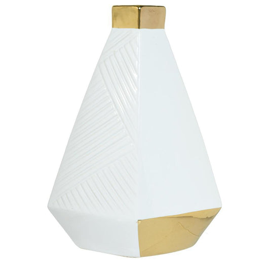 Florero Decorativo Concepts Cerámica 22.5Cm Wht