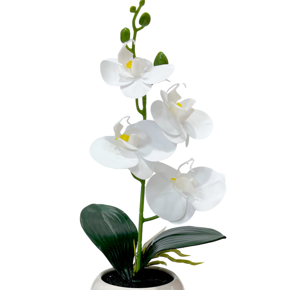 Pote Decorativo Con Orquidea Home Elegance 30 cm - Surtido