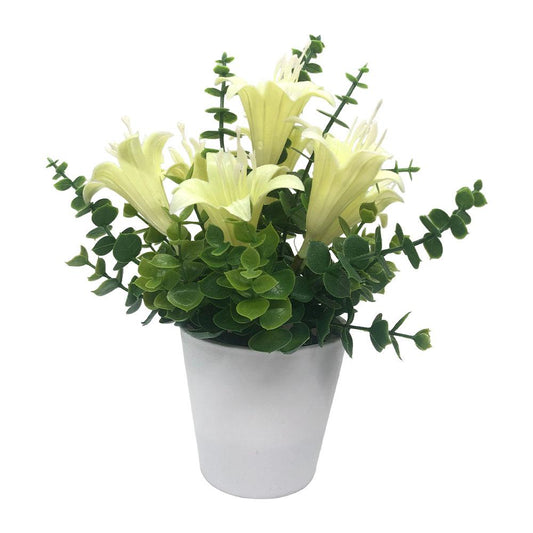 Pote Decorativo Home Elegance Con Flores - Surtido