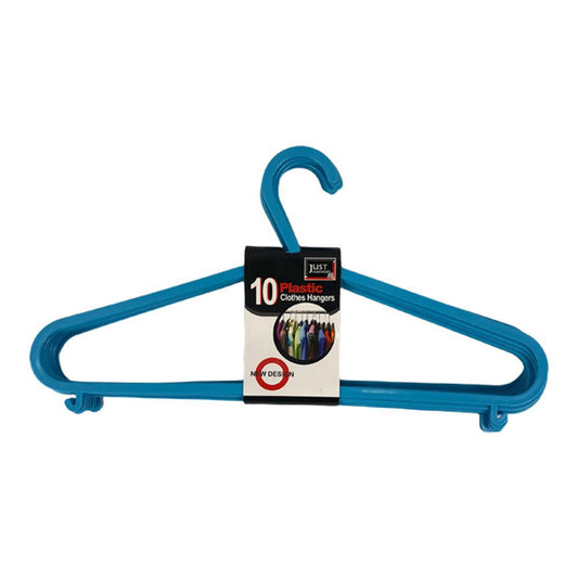 Ganchos Plásticos Easy Home Para Ropa 10 Piezas