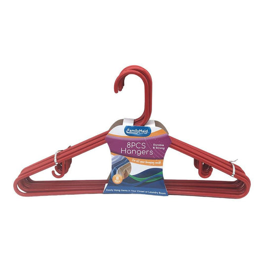 Set de Ganchos Para Ropa Family Maid de Plástico 8 Piezas - Surtido