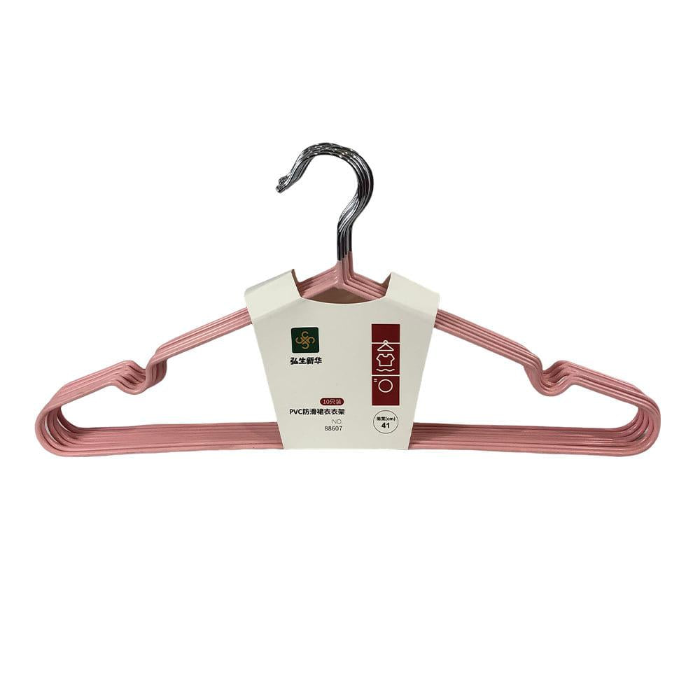 Ganchos Para Ropa Easy Home 41 cm 10 Piezas - Surtido
