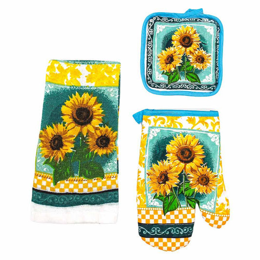 Guante Agarrador y Limpión Home Elegance Set de 3 Piezas - Surtido