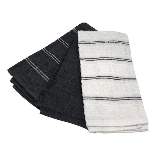 Toallas de Cocina Popular Bath Set de 3 Piezas - Gris Oscuro