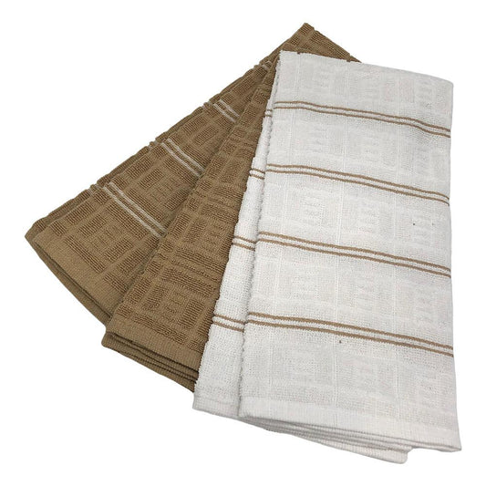 Toallas de Cocina Popular Bath Set de 3 Piezas - Chocolate