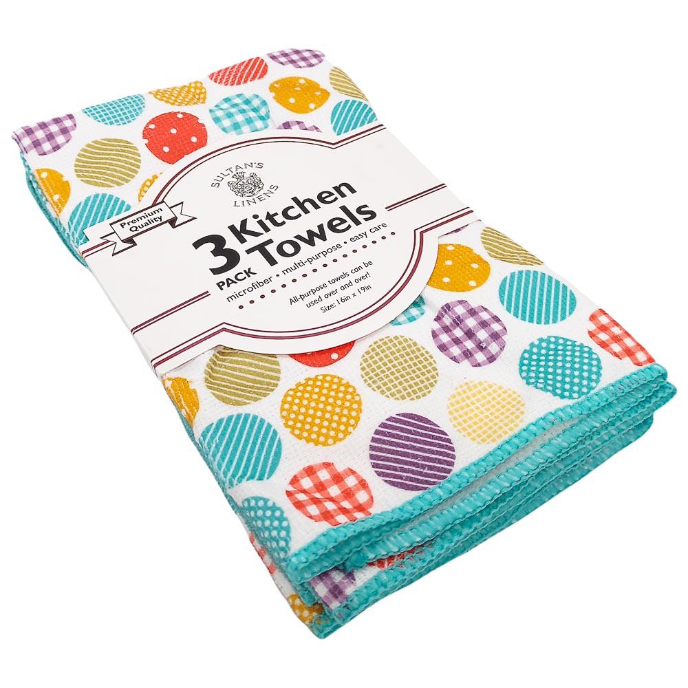 Toallas de Cocina Sultan´s Linens Set de 3 Piezas - Surtido